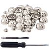 20 Bags Alloy Studs Rivets FIND-CL0002-03P-7