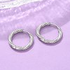304 Stainless Steel Twist Hoop Earrings for Women EJEW-A130-02A-P-3