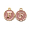 Golden Plated Alloy Enamel Charms LS-ENAM-S118-07F-1