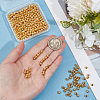 500Pcs Brass Smooth Round Beads KK-PA0001-19G-4