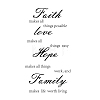 PVC Quotes Wall Sticker DIY-WH0200-004-1