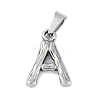 Non-Tarnish 304 Stainless Steel Pendants STAS-F235-01P-A-1