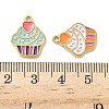 304 Stainless Steel Enamel Pendants STAS-G362-09G-3