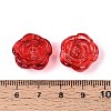 Baking Paint Transparent Glass Beads DGLA-N018-01F-3