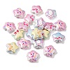 Printed CCB Plastic Beads PL-CBA2450-07-1