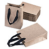 10Pcs Paper Gift Tote Bags with Nylon Ribbon Handles ABAG-TA0002-31B-1