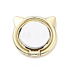 Alloy Cat Cell Phone Holder Stand Findings AJEW-E046-02G-2