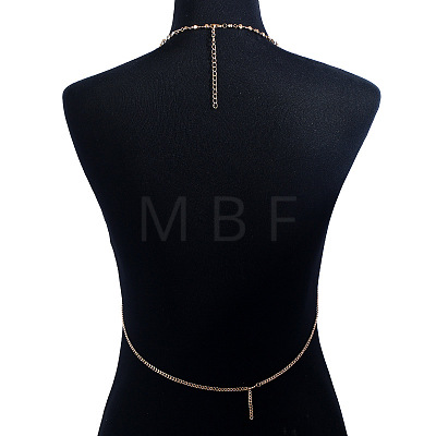 Alloy Crystal Rhinestone Sexy Bra Body Chain WG4C2C6-01-1