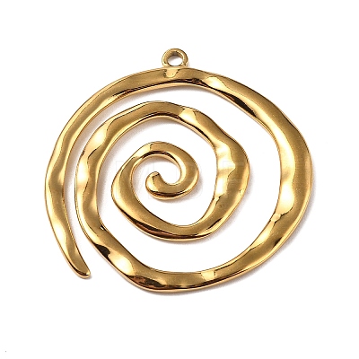 304 Stainless Steel Pendants STAS-P395-05G-1