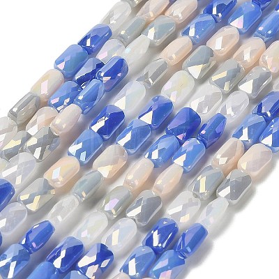 Electroplate Glass Beads Strands X-EGLA-P065-02A-05-1