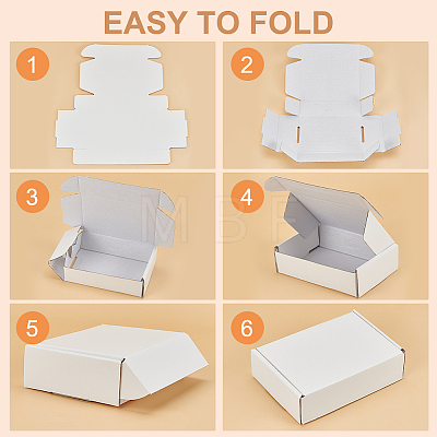 Cardboard Paper Shipping Box CON-WH0089-57-1