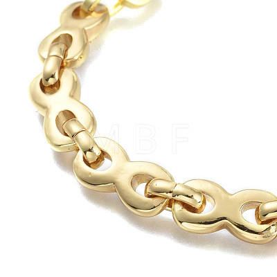 Infinity Cubic Zirconia Bracelets & Necklaces Jewelry Sets SJEW-M098-02G-1