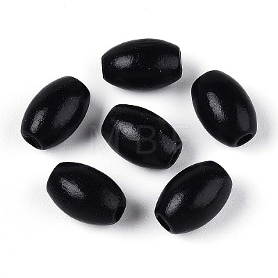 Spray Painted Schima Wood Beads WOOD-T032-29A-1