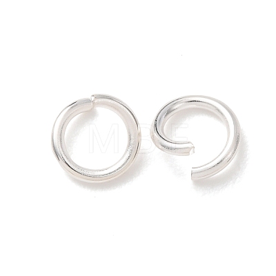 Brass Open Jump Rings KK-G604-08S-12-1