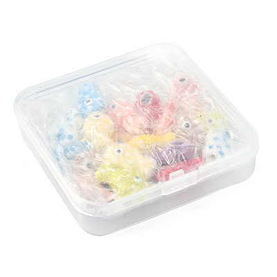 20Pcs 10 Colors Handmade Porcelain Beads PORC-FS0001-64-1