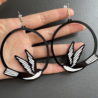 Acrylic Dangle Earrings FS-WG2019C-03-1