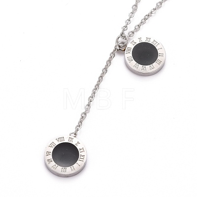 304 Stainless Steel Enamel Jewelry Sets SJEW-H302-02-1