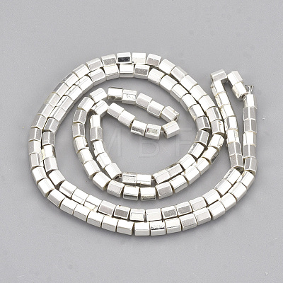 Electroplate Non-magnetic Synthetic Hematite Beads Strands G-T114-31-1