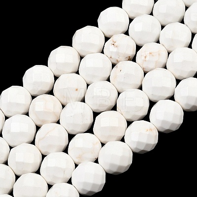 Natural Magnesite Beads Strands G-Z143-D01-10mm-1