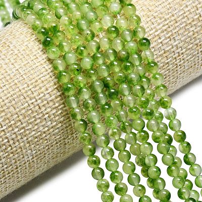 Natural Malaysia Jade Beads Strands G-L645-C01-4mm-31-1