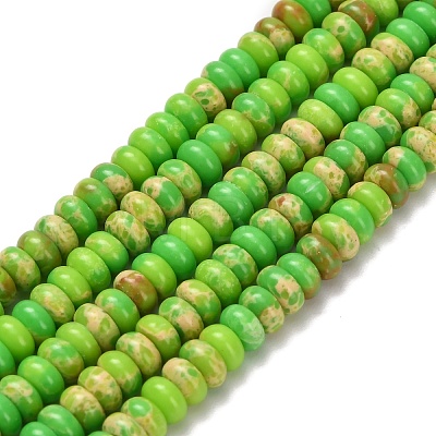 Synthetic Imperial Jasper Beads Strands G-Z110-B04-2x4mm-06-1