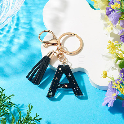 1Pc Resin Letter Keychains KEYC-TADJ0001-09A-1