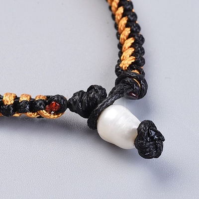 Waxed Polyester Braided Cord Bracelets BJEW-JB04342-1