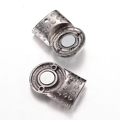 Alloy Magnetic Clasps PALLOY-T007-02B-1