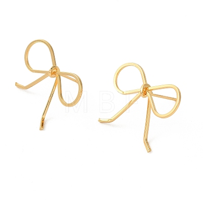 Brass Stud Earrings for Women EJEW-F334-03G-01-1