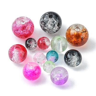 1880Pcs 24 Style Transparent Crackle Glass Beads CCG-YW0001-16-1