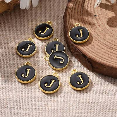 Golden Plated Alloy Charms X-ENAM-S118-02J-1