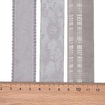 9 Yards 3 Styles Polyester Ribbon SRIB-A014-G01-1