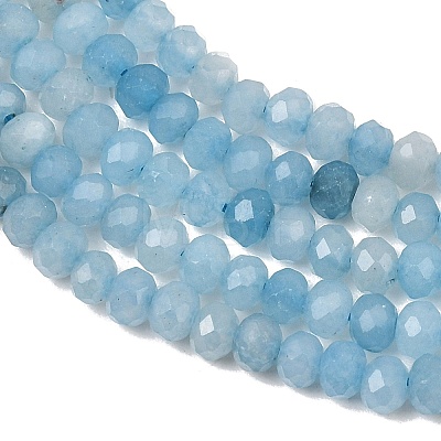 Dyed Natural Whie Jade Beads Strands GG-CBAF9EE-A24-3x4mm-1