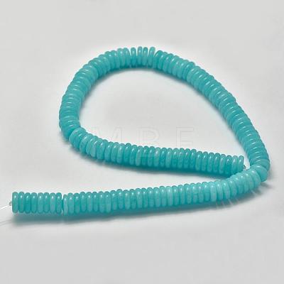 Natural White Jade Heishi Beads Strands G-K208-21-10mm-1