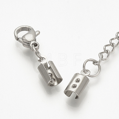 Tarnish Resistant 304 Stainless Steel Chain Extender LS-X-STAS-S076-90-1