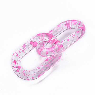 Transparent Acrylic Linking Rings OACR-N009-013B-1