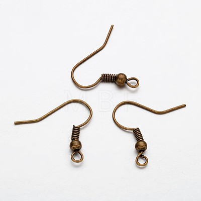 Earring Jewelry Findings Antique Bronze Iron Earring Hooks X-E135-NFAB-1