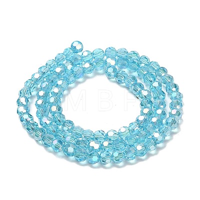 Transparent Glass Beads EGLA-A035-T4mm-B08-1
