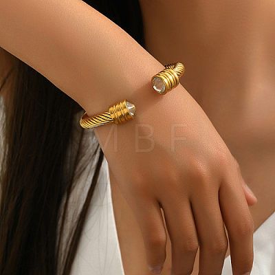 Stainless Steel Thick Cuff Bangles AS5060-1-1
