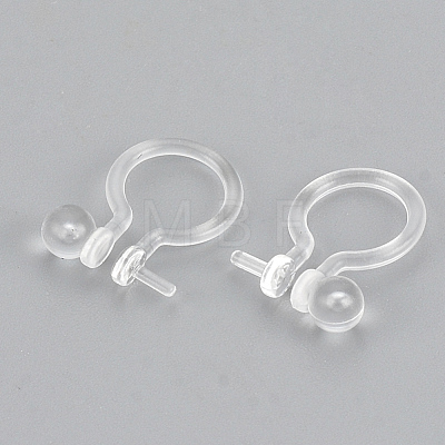 Plastic Clip-on Earring Findings KY-S155-09-1