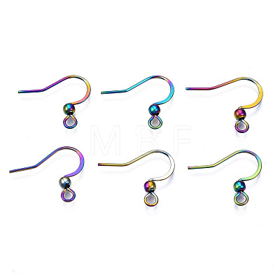 Ion Plating(IP) 304 Stainless Steel French Earring Hooks STAS-S119-014A-1