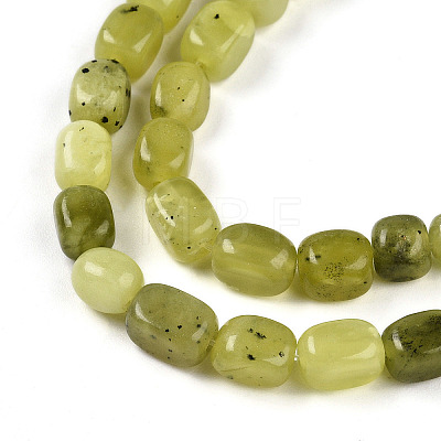 Natural Xiuyan Jade Beads Strands G-N346-04A-12-1