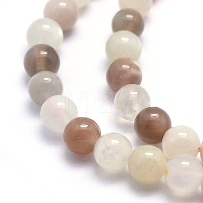 Natural Sunstone Beads Strands G-K224-02-6mm-1