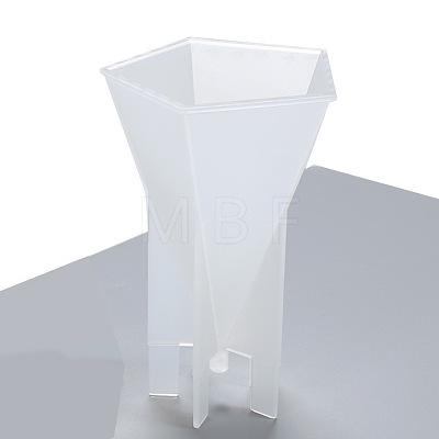 DIY Pentagonal Aromatherapy Candle Plastic Molds DIY-F048-07-1