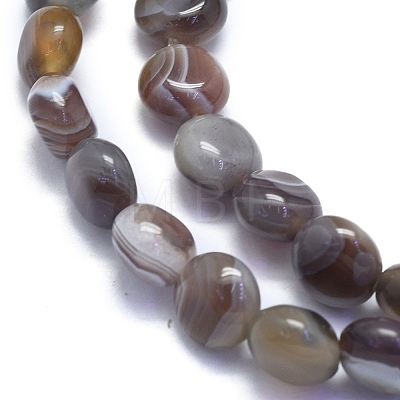 Natural Botswana Agate Beads Strands G-K310-D01-8mm-1