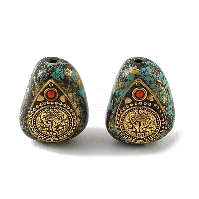 Handmade Polymer Clay Indonesia Beads PY-CBAAA14-07C-01-1