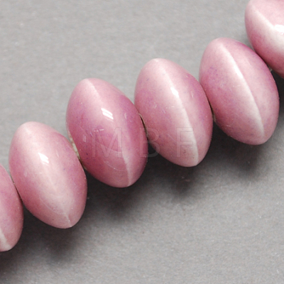 Handmade Porcelain Beads PORC-Q173-12x7mm-15-1