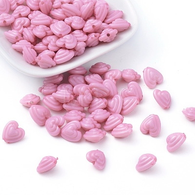 Opaque Acrylic Beads SACR-R827-02-1