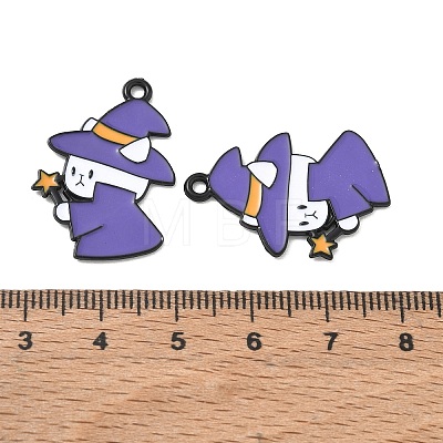 Halloween Alloy Enamel Pendants AL-CBA8744-01EB-04-1