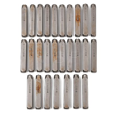 (Defective Closeout Sale) Iron Seal Stamps Set AJEW-XCP0003-58-1